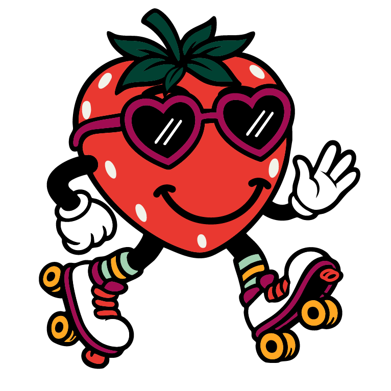 Mascota Arándano — Dopa Snacks